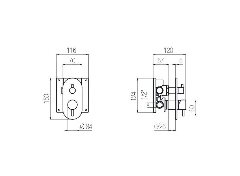 Radomonte ZRN9 - disegno tecnico