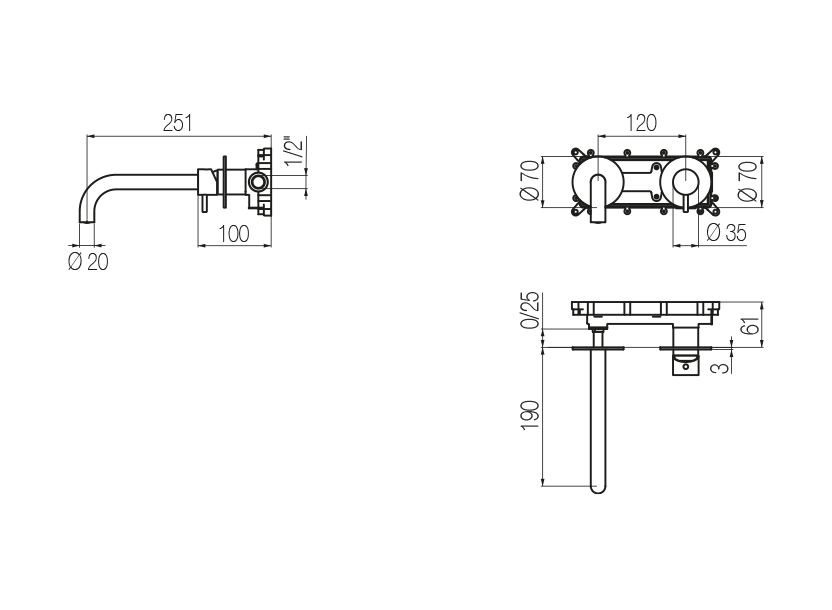 Radomonte ZZN18 - disegno tecnico