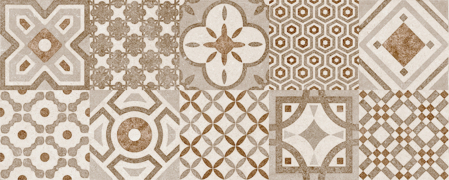 Ragno Creek Avorio Decoro Accordi 20x50
