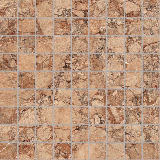 Incanto Breccia Pernice Mosaico 30x30 Glossy - Gres Porcellanato di RAGNO - Prezzo solo €45.82! Compra ora su CEGO CERAMICHE