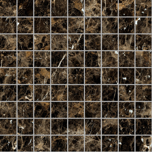 Incanto Emperador Mosaico 30x30 Glossy - Gres Porcellanato di RAGNO - Prezzo solo €45.82! Compra ora su CEGO CERAMICHE