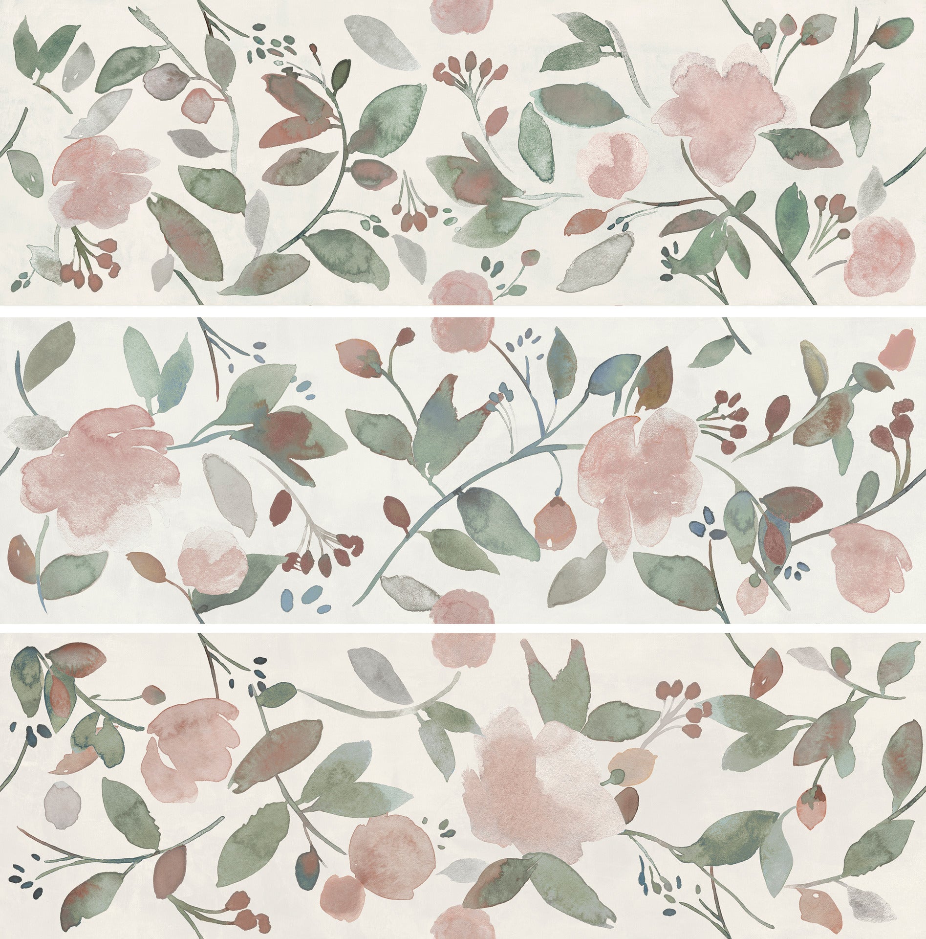 Ragno Now Bianco Decoro Waterflower 25x76