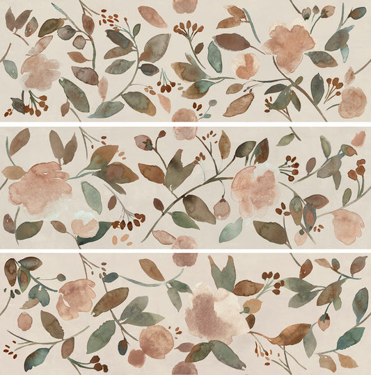 Ragno Now Avorio Decoro Waterflower 25x76