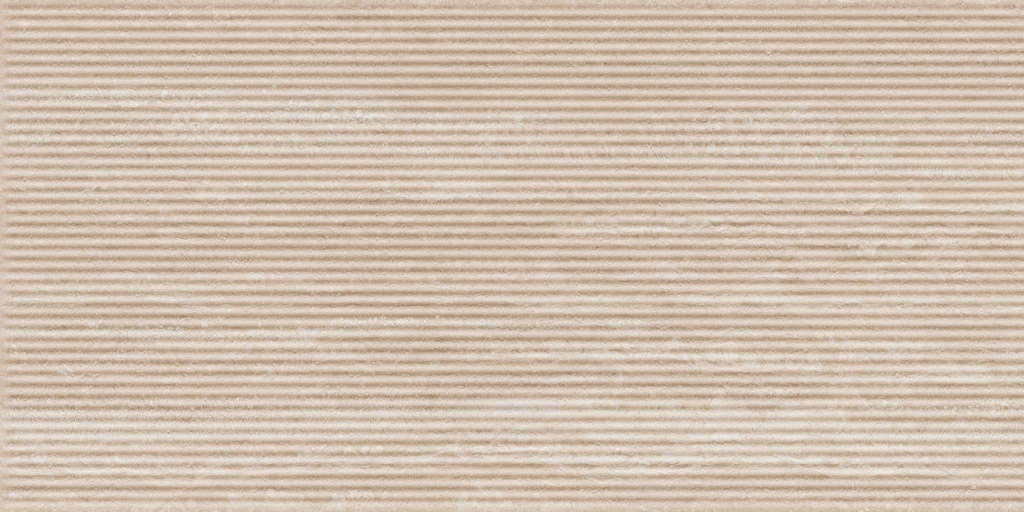 Realstone Travertino Struttura Cannettato 3D Vein Beige 60x120 - Gres Porcellanato di RAGNO - Prezzo solo €64.78! Compra ora su CEGO CERAMICHE