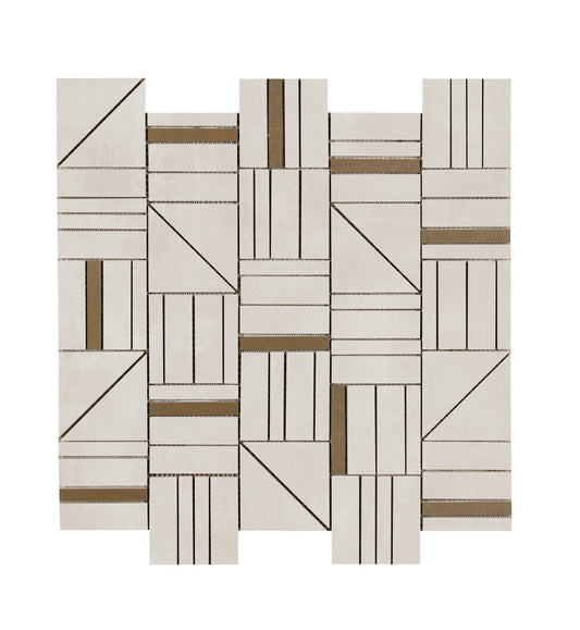 Resina Grigio Mosaico Forme 40x43 - Pasta Bianca di RAGNO - Prezzo solo €106.10! Compra ora su CEGO CERAMICHE