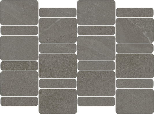 Stoneplay Ardesia Antracite Mosaico Dominio 29x39 - Gres Porcellanato di RAGNO - Prezzo solo €57.71! Compra ora su CEGO CERAMICHE