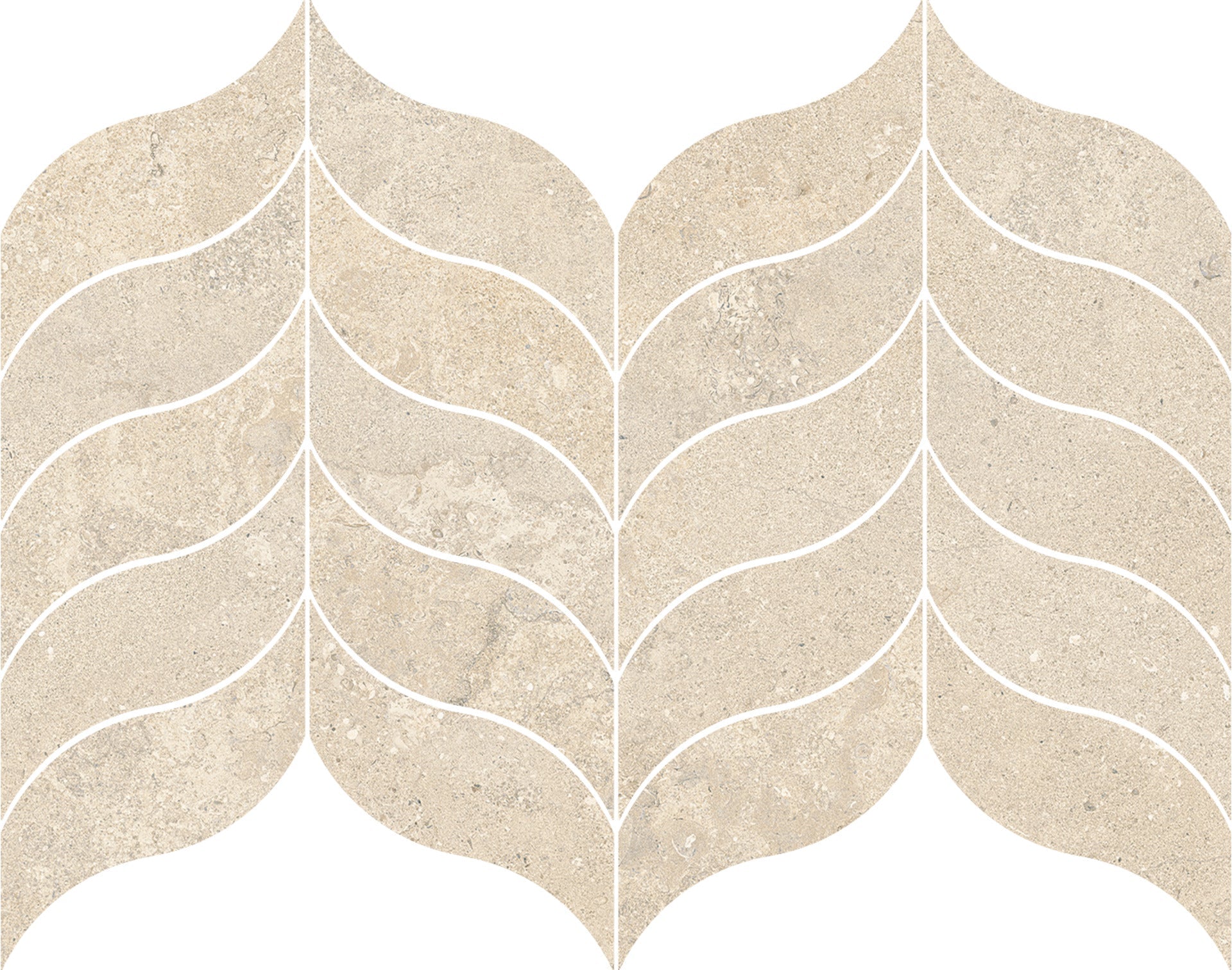 Stoneplay Mayenne Beige mosaico Foglia 31x39 - Gres Porcellanato di RAGNO - Prezzo solo €51.63! Compra ora su CEGO CERAMICHE