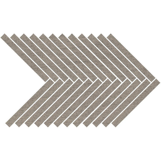 COEM Remixed Warm Grey Mosaico Regoli 28,5x41 Naturale