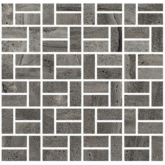 Reverso2 Black Mosaico 2x5 Naturale - Gres Porcellanato di Coem Ceramiche - Prezzo solo €122! Compra ora su CEGO CERAMICHE