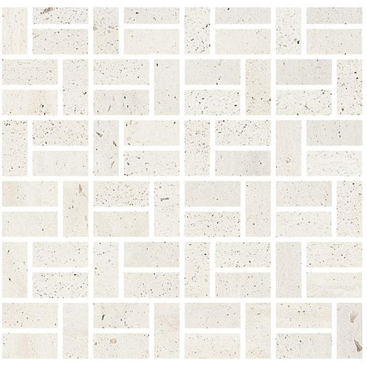 Reverso2 White Mosaico 2x5 Patinato - Gres Porcellanato di Coem Ceramiche - Prezzo solo €129.50! Compra ora su CEGO CERAMICHE