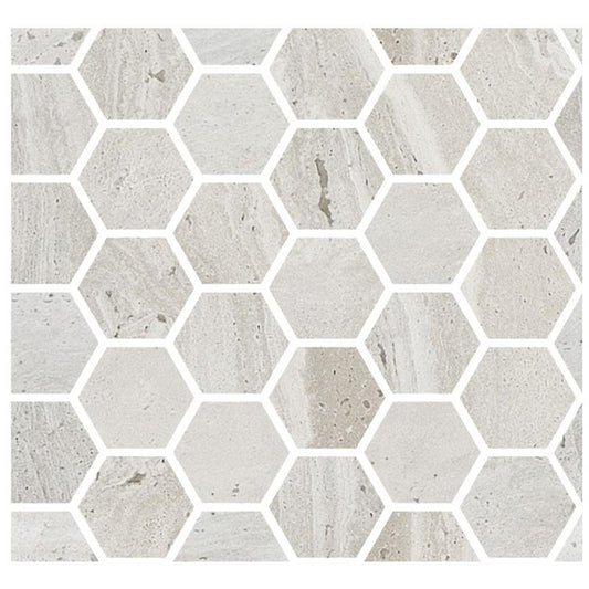 Reverso2 Silver Mosaico Esagono Naturale - Gres Porcellanato di Coem Ceramiche - Prezzo solo €217.80! Compra ora su CEGO CERAMICHE