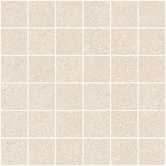 Sant Agostino Gravel Small Light Mosaico 30x30 Nat