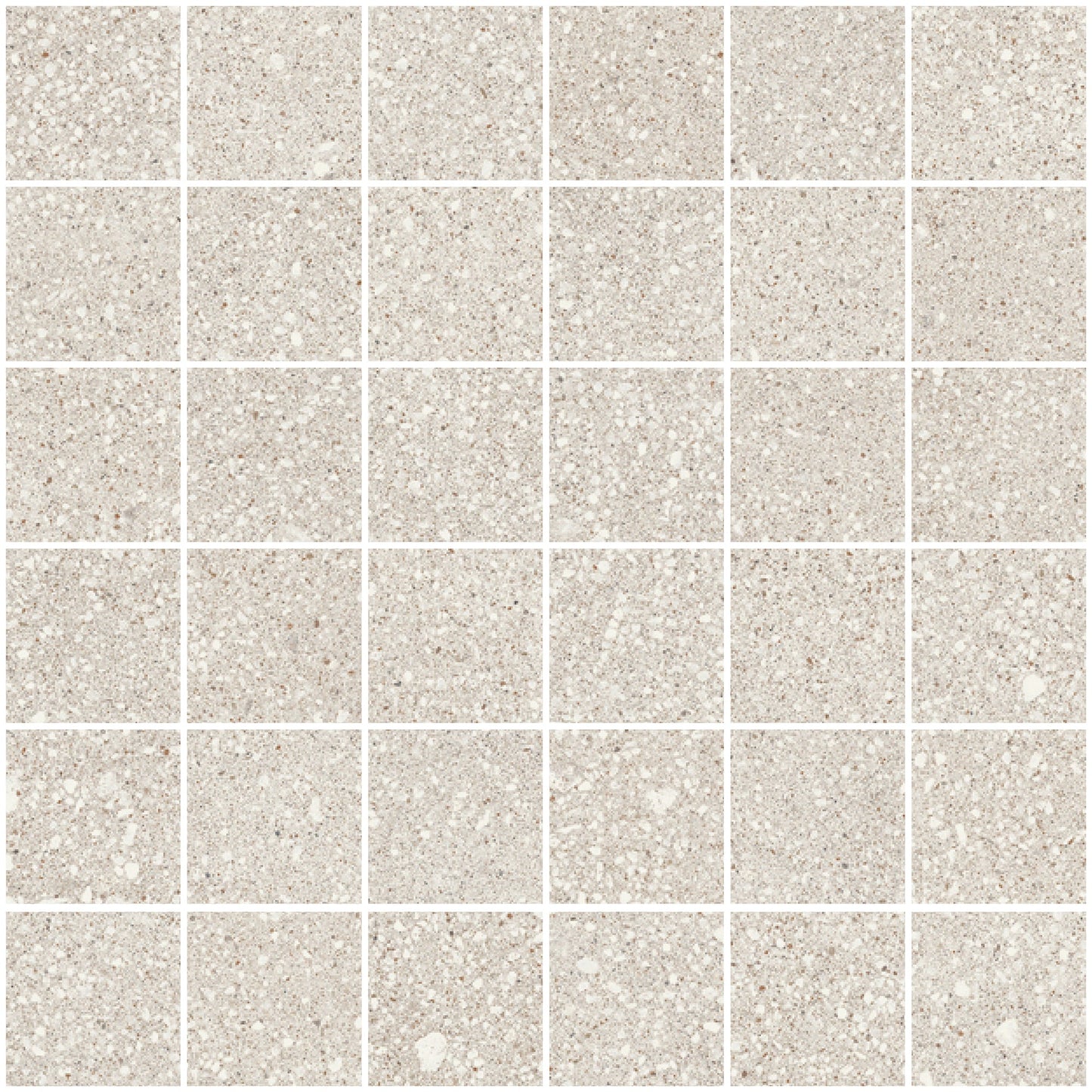 Sant Agostino Gravel Small Pearl Mosaico 30x30 Nat