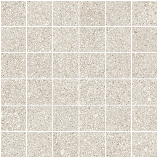 Sant Agostino Gravel Small Pearl Mosaico 30x30 Nat