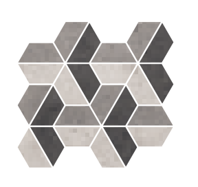 Sant'agostino Highstone Decoro Hexagon Dark 24x28 cm Naturale immagine ufficiale dal catalogo Ceramica Sant’Agostino