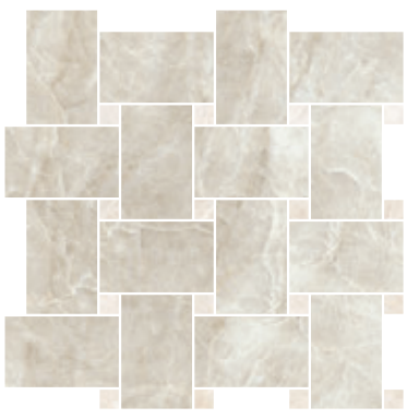 Sant'agostino Lunaris Decoro Maxi Rete Pearl 30x30 cm Kry lucido immagine ufficiale dal catalogo Ceramica Sant’Agostino