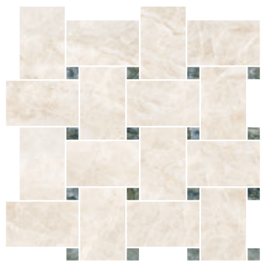 Sant'agostino Lunaris Decoro Maxi Rete White 30x30 cm Kry lucido immagine ufficiale dal catalogo Ceramica Sant’Agostino