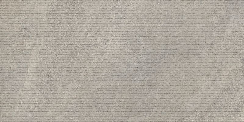Sant'agostino Bergstone Decoro Rigato Grey 60x120 cm Strutturato minimale ufficiale Ceramica Sant’Agostino