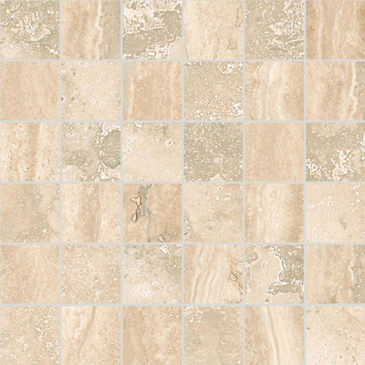 Sant'agostino Via Appia Mosaico Beige 30x30 cm Naturale minimale ufficiale Ceramica Sant’Agostino