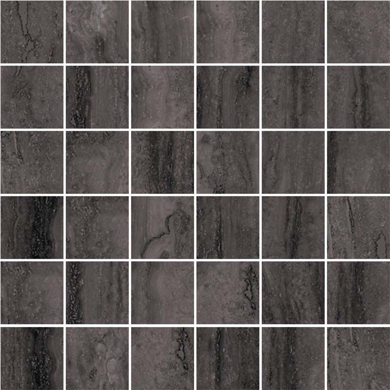 Sant'agostino Via Appia Mosaico Ark Dark 30x30 cm Naturale minimale ufficiale Ceramica Sant’Agostino