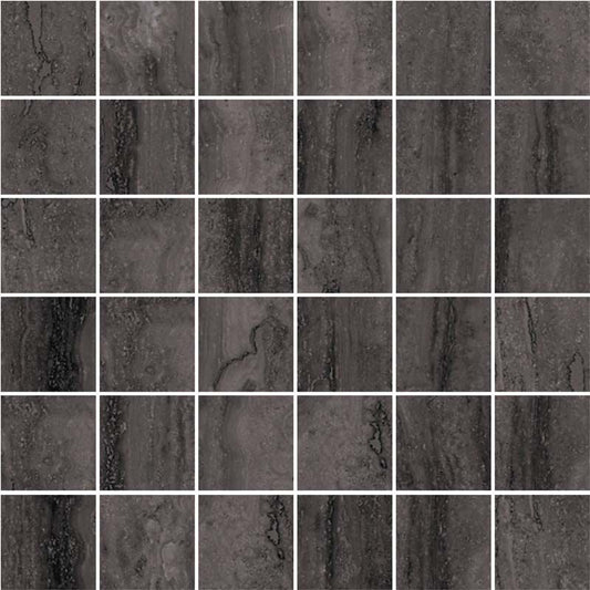 Sant'agostino Via Appia Mosaico Ark Dark 30x30 cm Naturale minimale ufficiale Ceramica Sant’Agostino