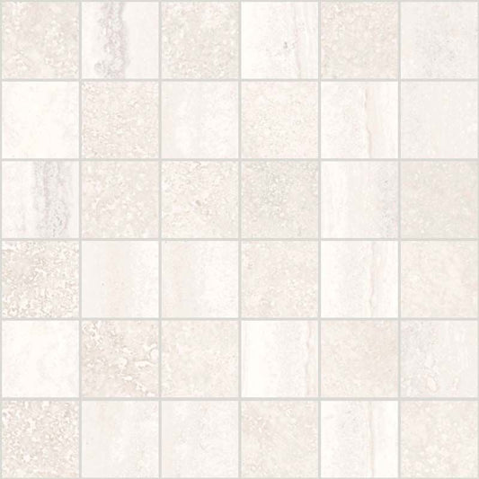 Sant'agostino Via Appia Mosaico White 30x30 cm Naturale minimale ufficiale Ceramica Sant’Agostino