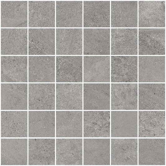 Sant'agostino Bergstone Mosaico Dark 30x30 cm Naturale minimale ufficiale Ceramica Sant’Agostino