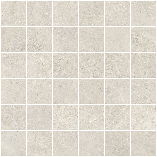 Sant'agostino Bergstone Mosaico Pearl 30x30 cm Naturale minimale ufficiale Ceramica Sant’Agostino