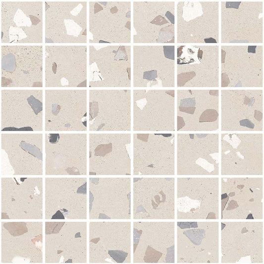 Sant'agostino Deconcrete Mosaico De Medium Sand 30x30 cm Naturale minimale ufficiale Ceramica Sant’Agostino