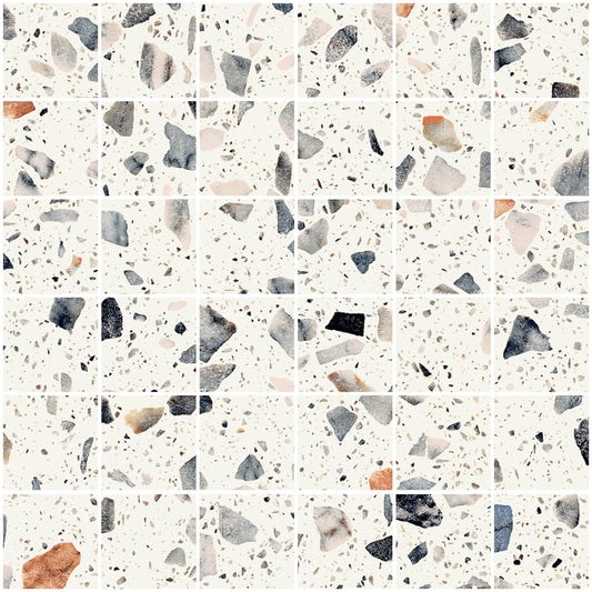 Sant'agostino Glow Mosaico Plus Moon 30x30 cm Kry lucido minimale ufficiale Ceramica Sant’Agostino