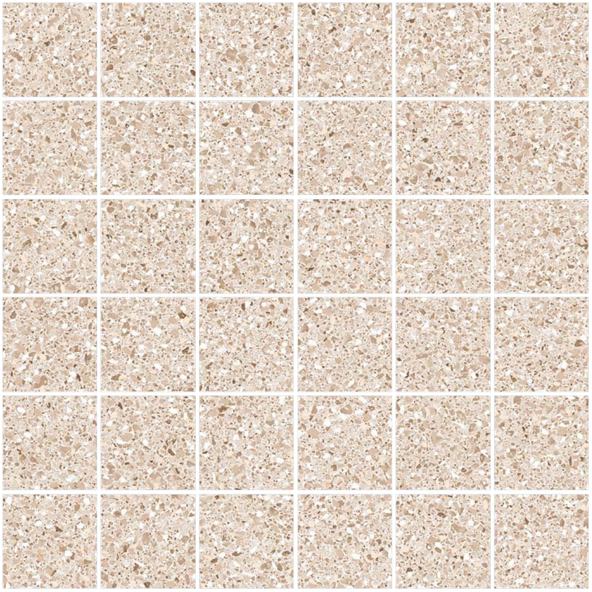Sant'agostino Newdecò Mosaico Sand 30x30 cm Naturale/Lucido minimale ufficiale Ceramica Sant’Agostino