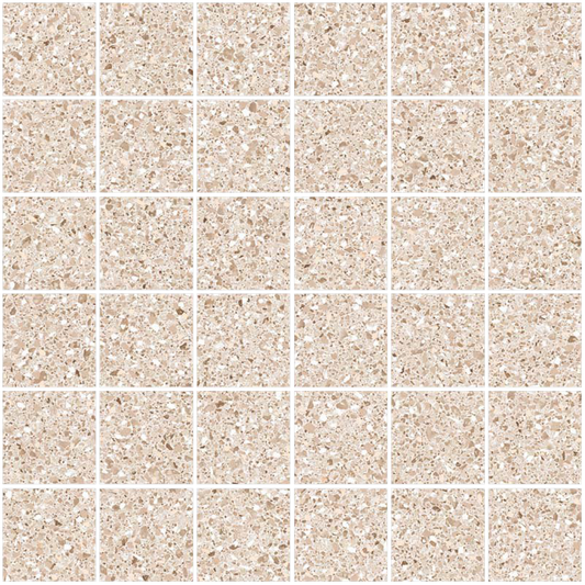 Sant'agostino Newdecò Mosaico Sand 30x30 cm Naturale/Lucido minimale ufficiale Ceramica Sant’Agostino