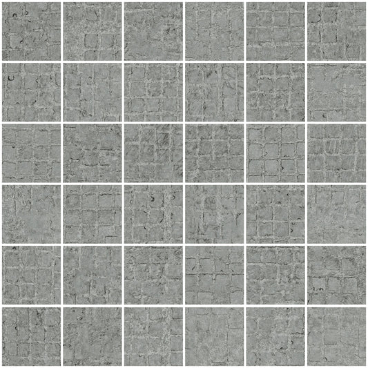 Sant'agostino Novart Mosaico Grey 30x30 cm Naturale minimale ufficiale Ceramica Sant’Agostino
