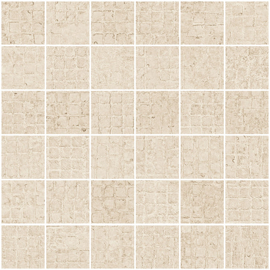 Sant'agostino Novart Mosaico Ivory 30x30 cm Naturale minimale ufficiale Ceramica Sant’Agostino
