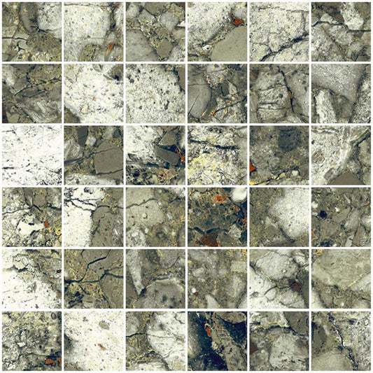 Sant'agostino Venistone Mosaico Emerald 30x30 cm Kry lucido minimale ufficiale Ceramica Sant’Agostino