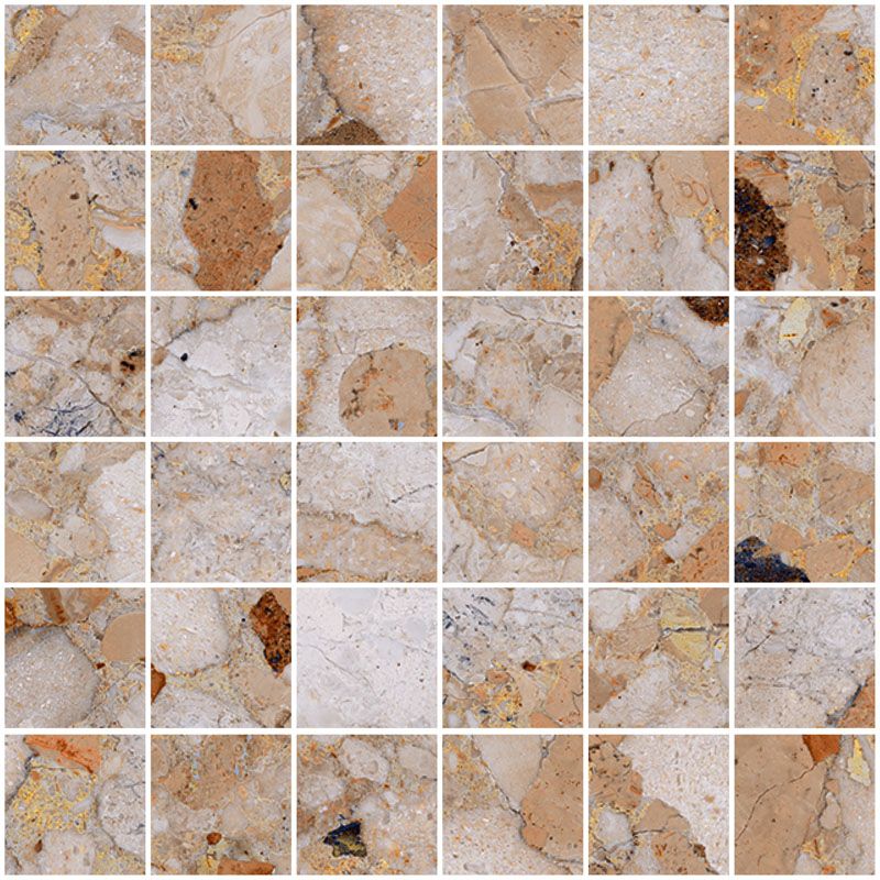 Sant'agostino Venistone Mosaico Gold 30x30 cm Kry lucido minimale ufficiale Ceramica Sant’Agostino