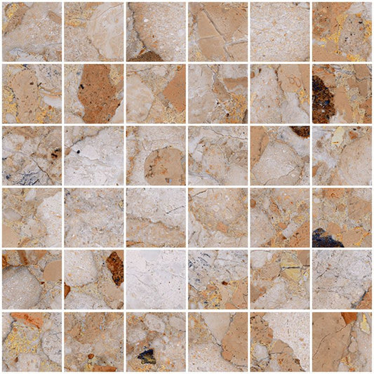 Sant'agostino Venistone Mosaico Gold 30x30 cm Kry lucido minimale ufficiale Ceramica Sant’Agostino