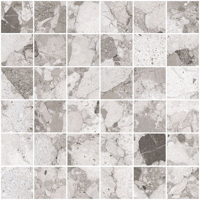 Sant'agostino Venistone Mosaico Grey 30x30 cm Naturale minimale ufficiale Ceramica Sant’Agostino