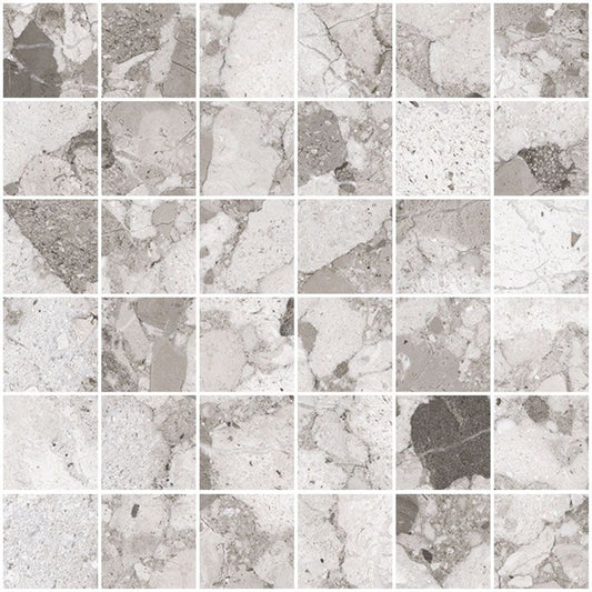 Sant'agostino Venistone Mosaico Grey 30x30 cm Naturale minimale ufficiale Ceramica Sant’Agostino