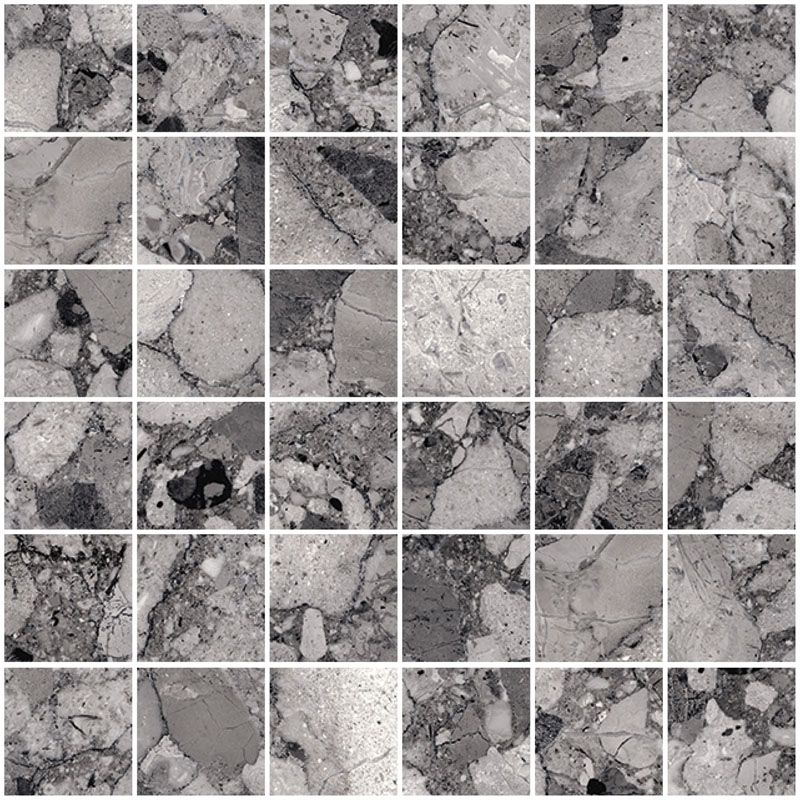 Sant'agostino Venistone Mosaico Dark 30x30 cm Kry lucido minimale ufficiale Ceramica Sant’Agostino
