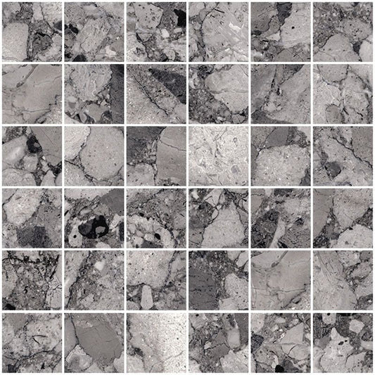 Sant'agostino Venistone Mosaico Dark 30x30 cm Kry lucido minimale ufficiale Ceramica Sant’Agostino