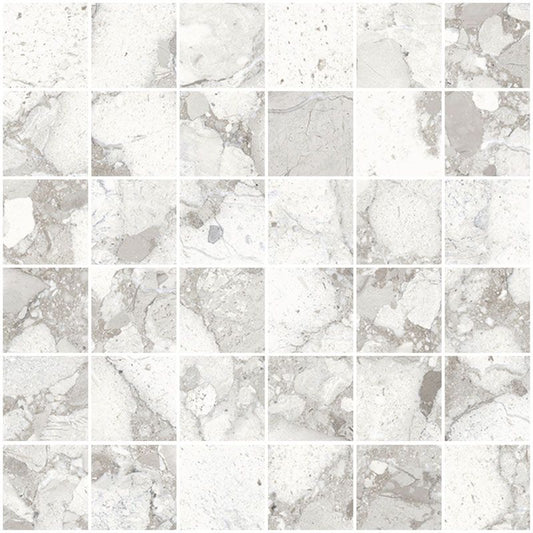Sant'agostino Venistone Mosaico Pearl 30x30 cm Naturale minimale ufficiale Ceramica Sant’Agostino