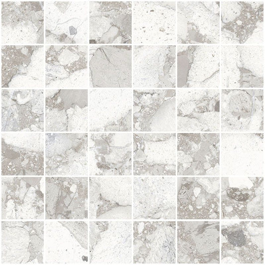 Sant'agostino Venistone Mosaico Pearl 30x30 cm Kry lucido minimale ufficiale Ceramica Sant’Agostino