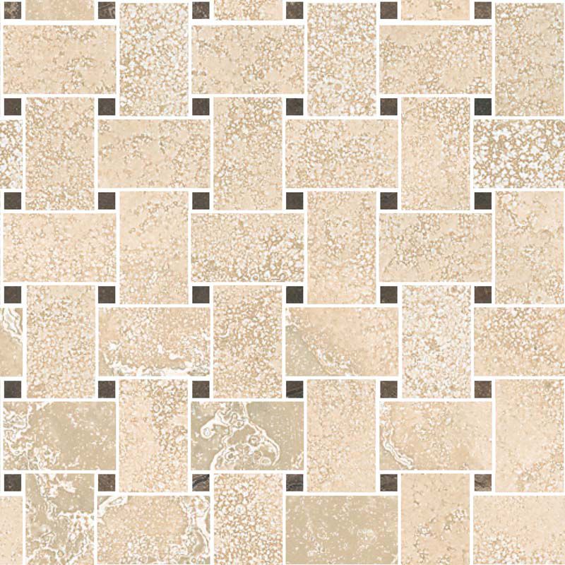 Sant'agostino Via Appia Decoro Rete Beige 30x30 cm Kry lucido minimale ufficiale Ceramica Sant’Agostino