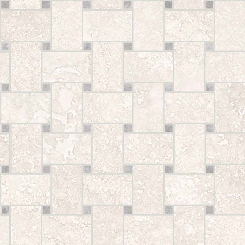 Sant'agostino Via Appia Decoro Rete White 30x30 cm Kry lucido minimale ufficiale Ceramica Sant’Agostino