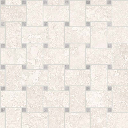 Sant'agostino Via Appia Decoro Rete White 30x30 cm Kry lucido minimale ufficiale Ceramica Sant’Agostino