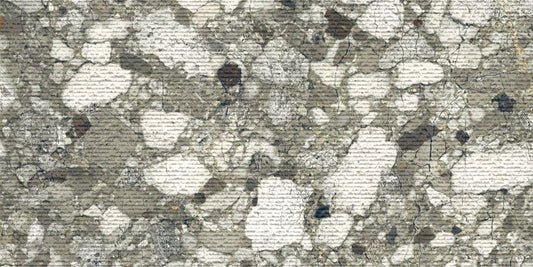 Sant'agostino Venistone Decoro Rigato Emerald 60x120 cm Strutturato minimale ufficiale Ceramica Sant’Agostino