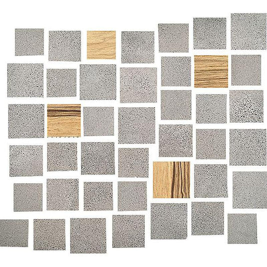 Sfrido Grigio-Naturale Mosaico Minimaxi 30x30 - Gres Porcellanato di Fioranese - Prezzo solo €75! Compra ora su CEGO CERAMICHE