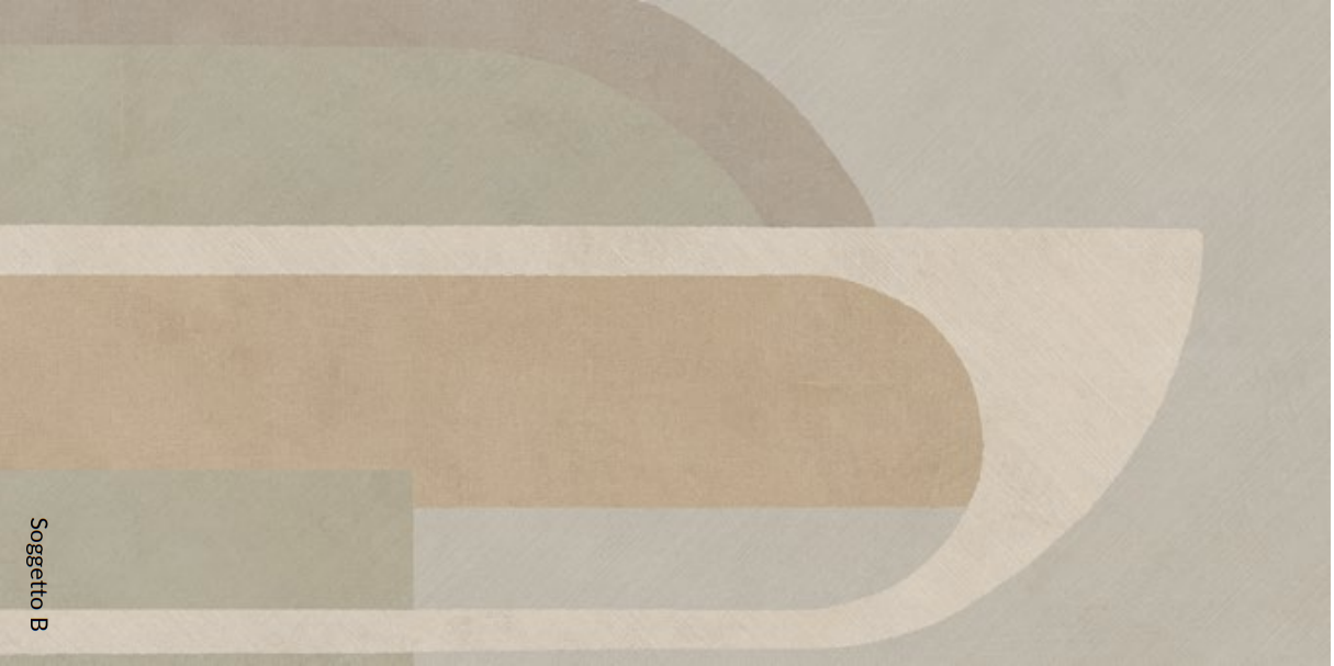 Fioranese Fusion Plaster Deco Shapes Soggetto B 60,4x120,8 Naturale