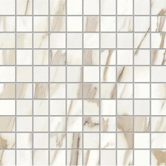 Emilceramica Tele di Marmo Reloaded Calacatta Gold Canova Mosaico 3x3 Naturale - Gres Porcellanato di Emilceramica - Prezzo solo €48.41! Compra ora su CEGO CERAMICHE